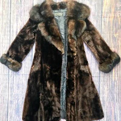 "Revillon" Brown Mink Fur Coat