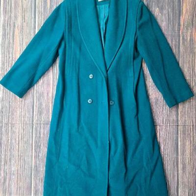 "Forecaster" Double Breasted Wool Coat