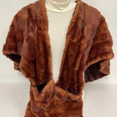 Vintage Fur Shawl