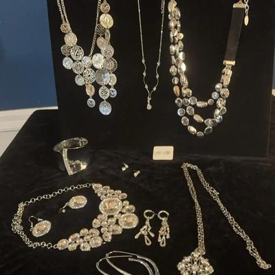 Sale Photo Thumbnail #67: Costume Jewelry: Silver and Gems Galore! 