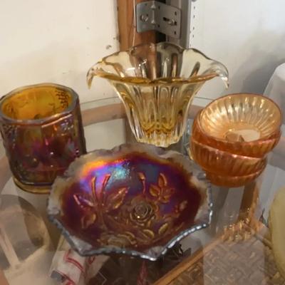 Sale Photo Thumbnail #58: Mixed Colored Glass with Fenton