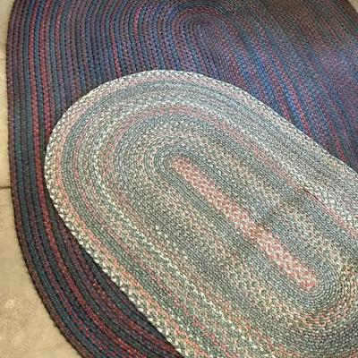 Sale Photo Thumbnail #53: 2 Braided Rugs 