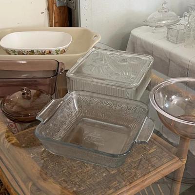Sale Photo Thumbnail #60: Glass Bakeware & Other