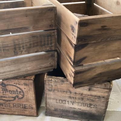 Sale Photo Thumbnail #39: Four Wood Crates