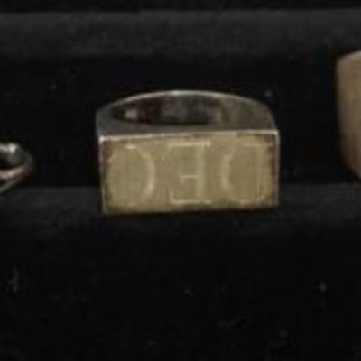 Sale Photo Thumbnail #184: 1176	7 LADIES RINGS INCLUDING 4 STERLING SILVER
