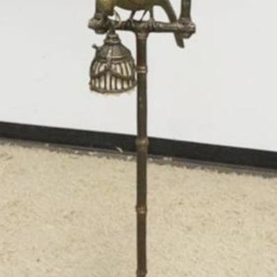 Sale Photo Thumbnail #221: 1212	FEDERICK COOPER PARROT FLOOR LAMP, APPROXIMATELY 62 IN H
