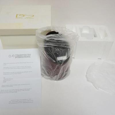 Sale Photo Thumbnail #209: 1201	DANIEL STEIGER OAK WOOD WATCH DISPLAY AND AUTO WINDER, OPEN BOX, NEVER USED
