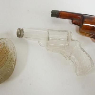 Sale Photo Thumbnail #126: 1125	GROUP OF ASSORTED ANTIQUE GLASS CANDY CONTAINERS
