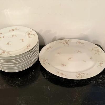 Franconia Krautheim “Millefleur” & M. Redon Limoges Plate Lot