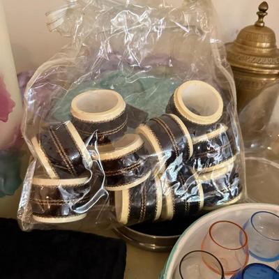 Mixed Decorative Home Decor Collection – Glass, Brass & Ceramic Assortment