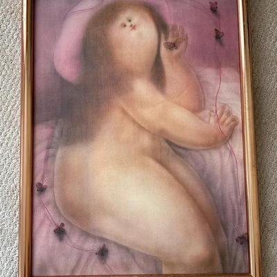 Large Signed Print “Mansion 82” – Figurative Surreal Artwork