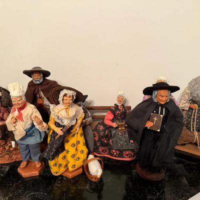 Large Collection of Handcrafted Provence Santons Figurines