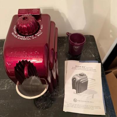 Jewel Jet Jewelry Steam Cleaner with Manual & Measuring Cup