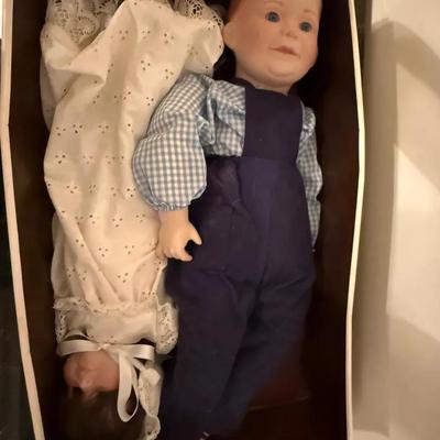Pair of Vintage Dolls in Original Box