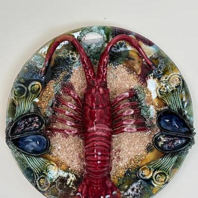 Large Ceramic Lobster Wall Art Platter