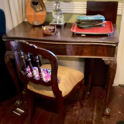 Cute table opens to dining table