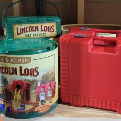 Sale Photo Thumbnail #103: Lincoln Logs and Legos