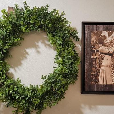 Sale Photo Thumbnail #109: Wreath and Wall Art