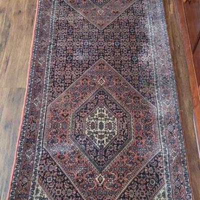 Sale Photo Thumbnail #55: 30"x82" woven rug w/ discoloration