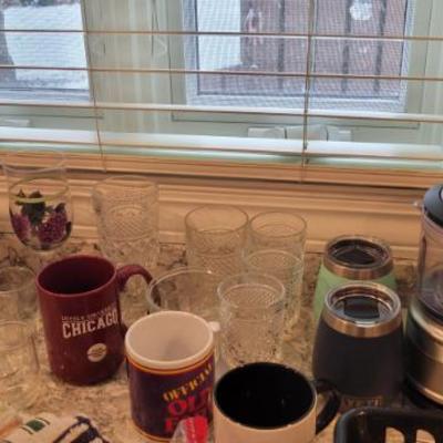 Sale Photo Thumbnail #13: KitchenAid Food Processor 
Yeti Tumblers 
Cute Pumpkin Mugs