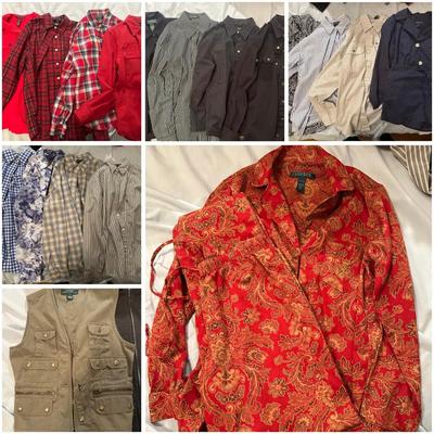Lot of Ralph Lauren Women’s Long Sleeves & PJ’s