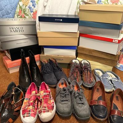 Women’s Shoe Lot: Ralph Lauren, Merrell, Sperry…
