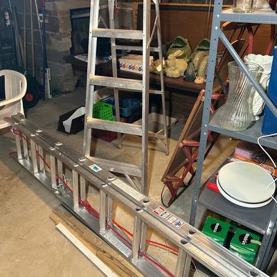 Aluminum Ladders - 20’ Extension And 6’ Step 