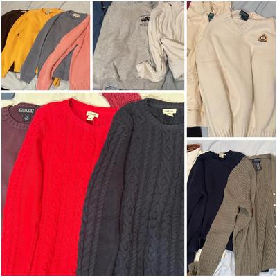 Lot of Women’s Sweaters & Jackets: L.L. Bean, Ralph Lauren, St. John’s Bay…