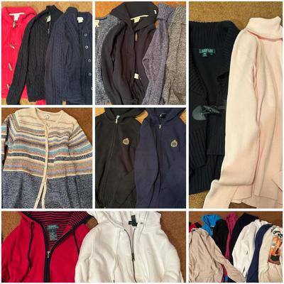 Lot of Women’s Sweaters & Jackets: L.L. Bean, Ralph Lauren & More