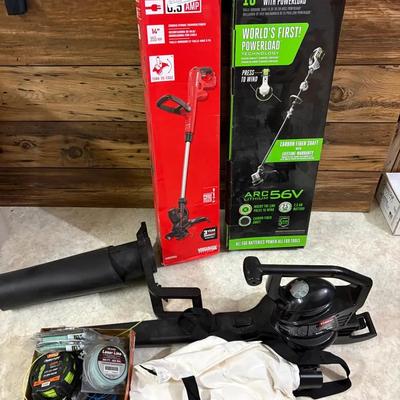 EGO 15” Cordless Trimmer(NIB), Toro Blower, Craftsman Corded Trimmer/Edger