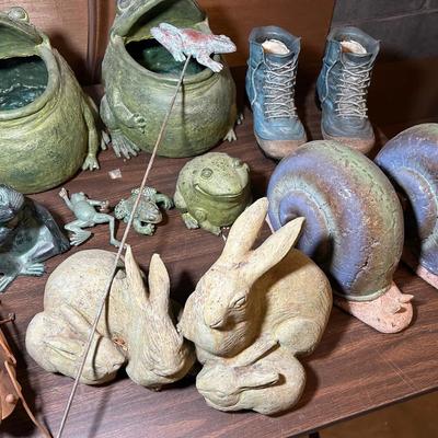 Concrete-Ceramic-Composite Planters And Decor 