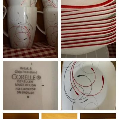 Mystery Kitchen Cabinet Lot-Corelle, Glassware