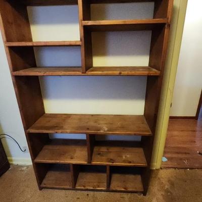 Solid Wood Shelving Unit 
