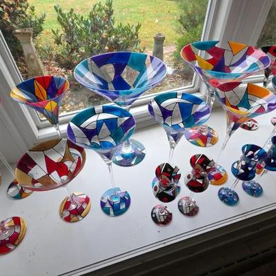 Hand Painted Glassware