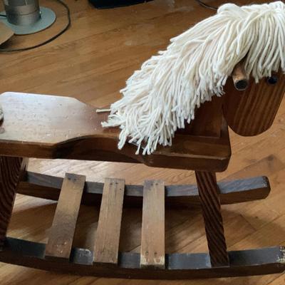 Wooden Rocking Horse 