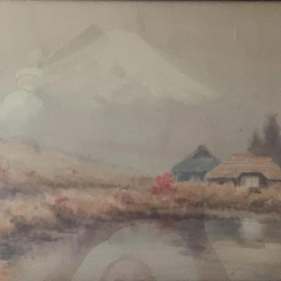 Signed Japanese Watercolor (S. Tosuke/Tosuki) (2 of 2)