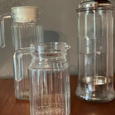Pitchers and Straw Holder