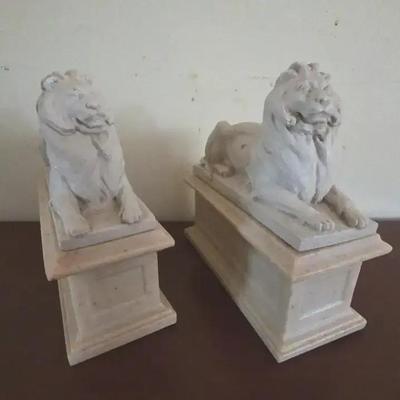 New York Public Library Bookends by Alva Museum Replica