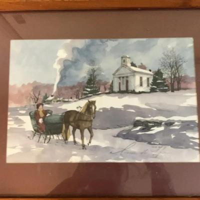 Signed Diana Wythe Tyler Print 