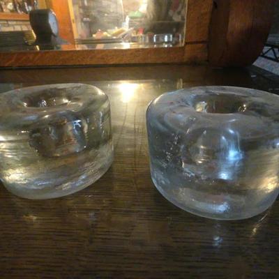 Blenko? Candleholders