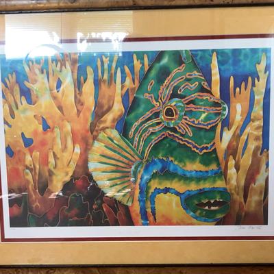 Peeking Through Coral by Daniel Jean-Baptiste