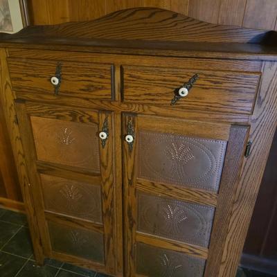 Punched Tin Pie Safe 