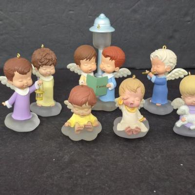 Vintage Hallmark Mary's Angels Collection Ornaments - 7 in All