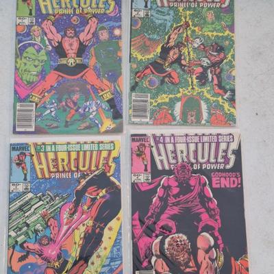 Vintage 1984 Marvel Comics Hercules: Prince of Power Vol. 2 4-Issue Limited Series