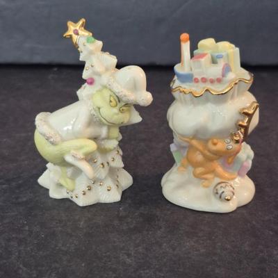 Vintage Lenox Dr. Seuss "The Grinchiest" Salt & Pepper Shakers