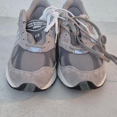New Balance Made in UK Unisex Running Course Shoes #991v2 - Grey/Grey - Size Men 11½/Women 13 - New in Box