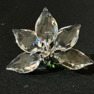 Swarovski Crystal SCS 2013 Renewal Membership Orchid Figurine 
