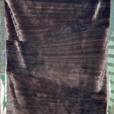 Black/Brown Mink Throw Blanket