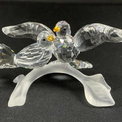 Swarovski Crystal Turtledoves 