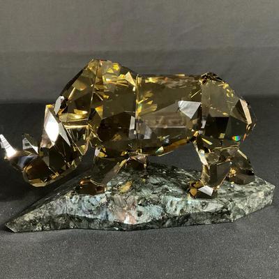 Swarovski Crystal, Soulmates Rhinoceros 